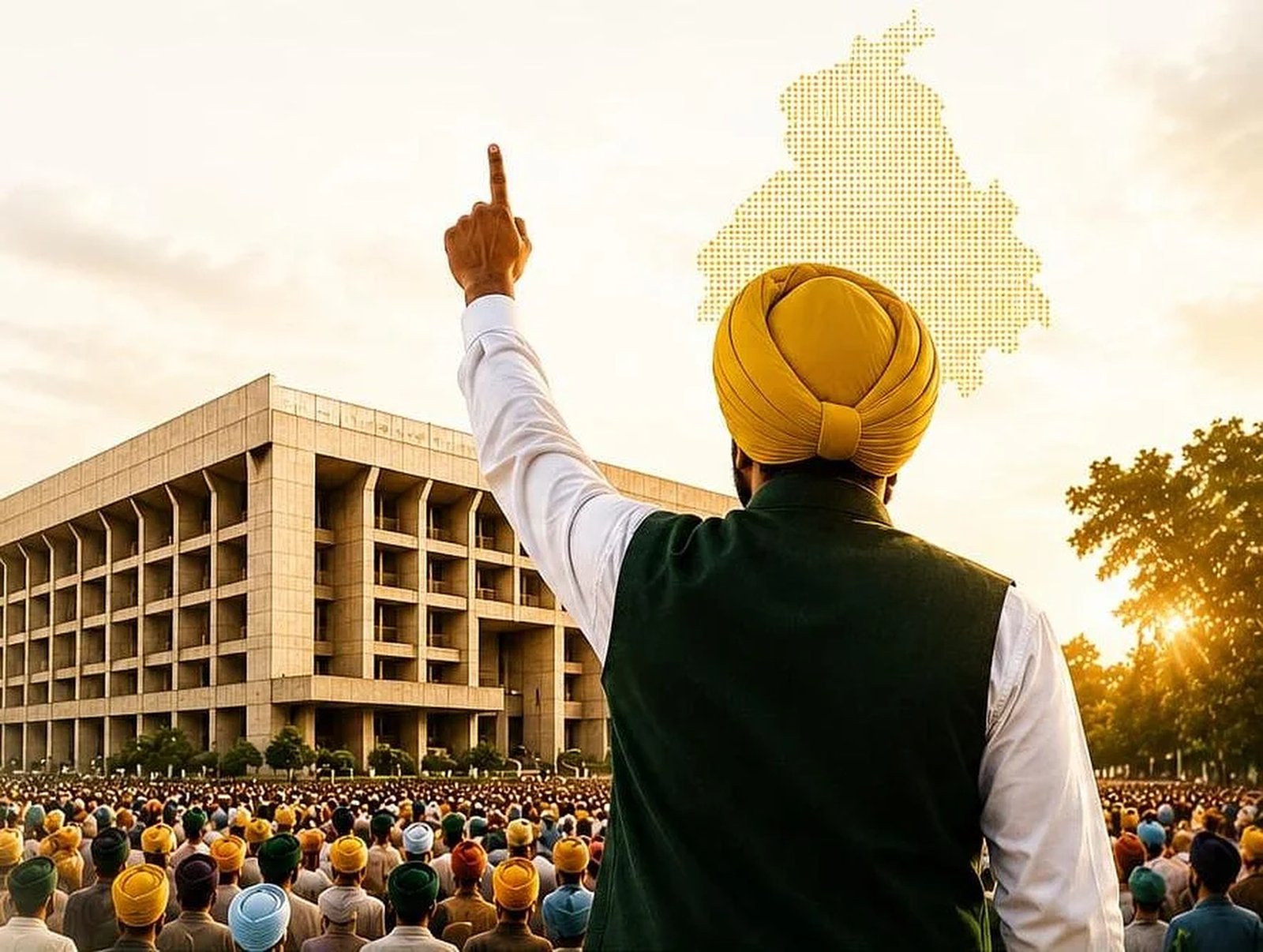 Punjab assembly crowd